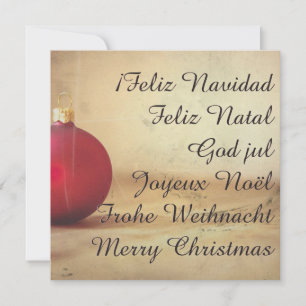 tema de Navidad con bola de Navidad