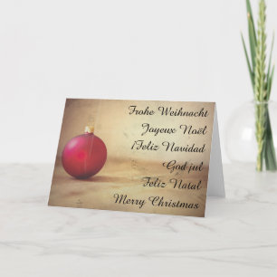 tema de Navidad con bola de Navidad