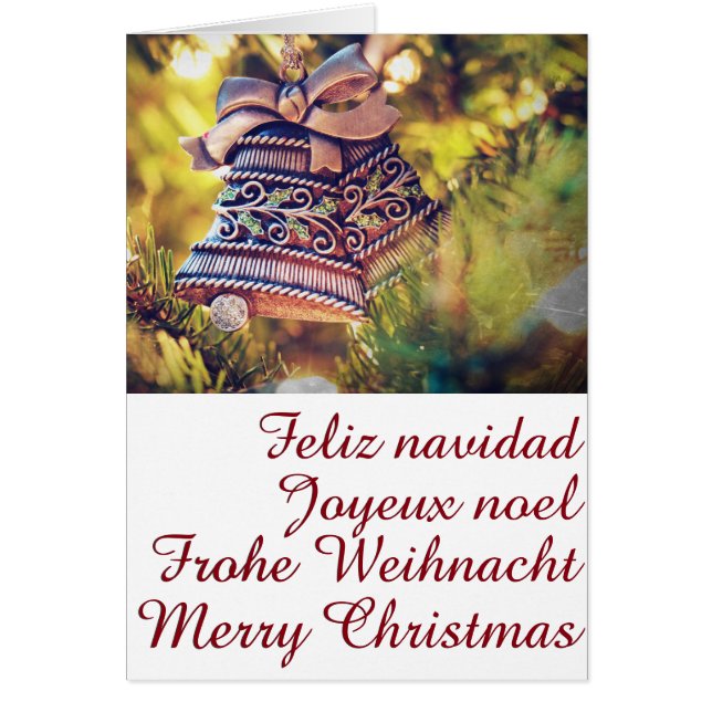 Tema de navidades con dos campanas (Frente)