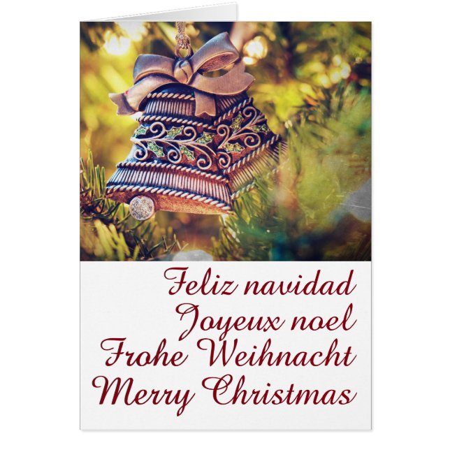 Tema de navidades con dos campanas (Frente)