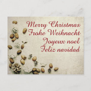 Tema de navidades con tarjetas de felicitación de