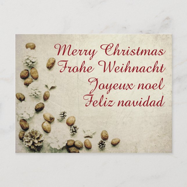 Tema de navidades con tarjetas de felicitación de  (Anverso)