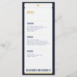 Tema de viaje de la tarjeta de menú