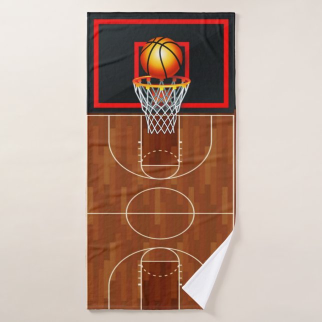 Tema del baloncesto Slam Dunk (Toalla de baño)