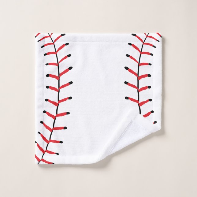 Tema del béisbol Deportivo Seams (Toallita)
