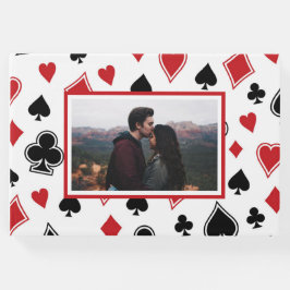 Tema del Casino Las Vegas Boda Libro de invitados