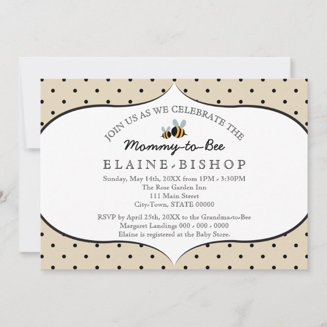 Tema del concurso - Invitación a Baby Shower - Mam (Anverso)