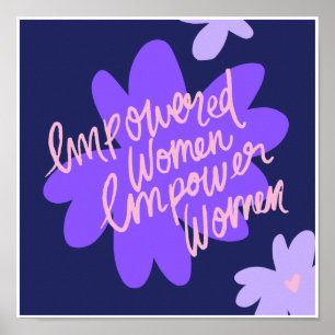 Tema del día de la mujer Diseño lindo Póster