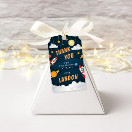 Tema del espacio exterior Niños Etiquetas de Favor