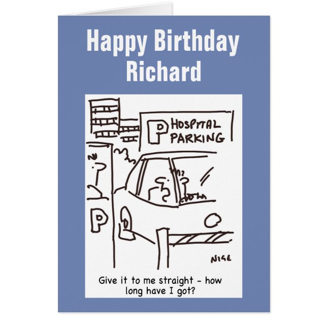 Tema del estacionamiento de coches en el hospital (Frente)