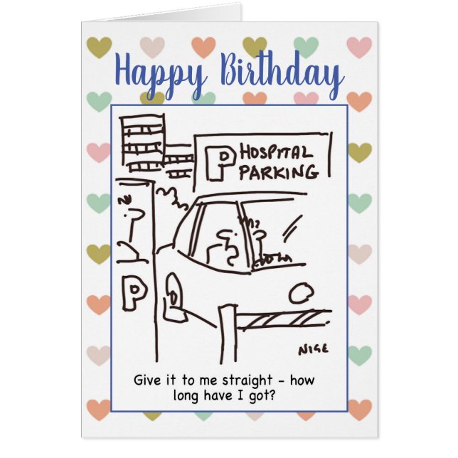 Tema del estacionamiento de coches en el hospital (Frente)