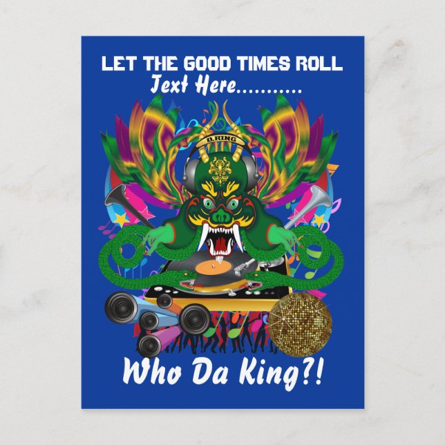 Tema del Fiesta Mardi Gras Por Favor Ver Notas (Anverso)