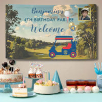 Tema del golf de niño Cuarto Pancarta del Fiesta d