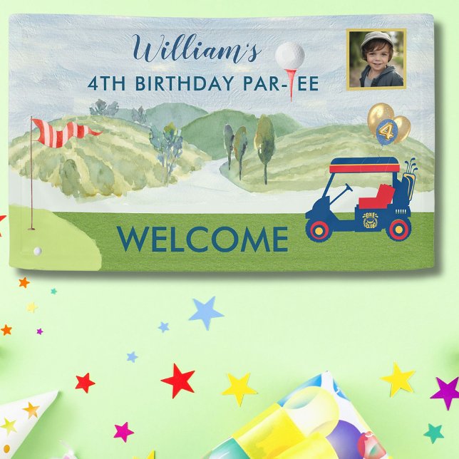 Tema del golf de niño Cuarto Pancarta del Fiesta d (Subido por el creador)