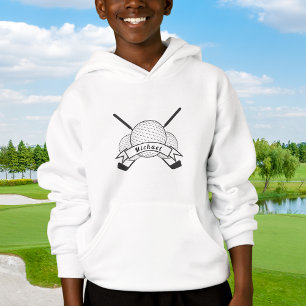 Tema del golf Golfer Personalizado Nombre del niño