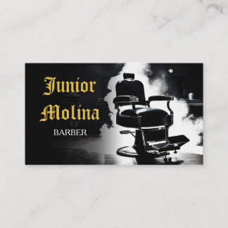 Tema del humo | Barber | Tarjeta de visita Barbers