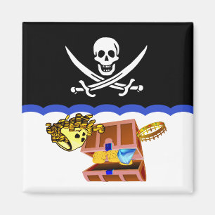 Tema del pirata: Limpie el imán sucio del