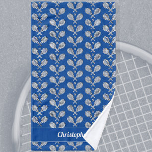 Tema del tenis Monogramo Nombre de la pelota de te