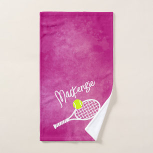 Tema del tenis Pink Tie Dye Estética Personalizada