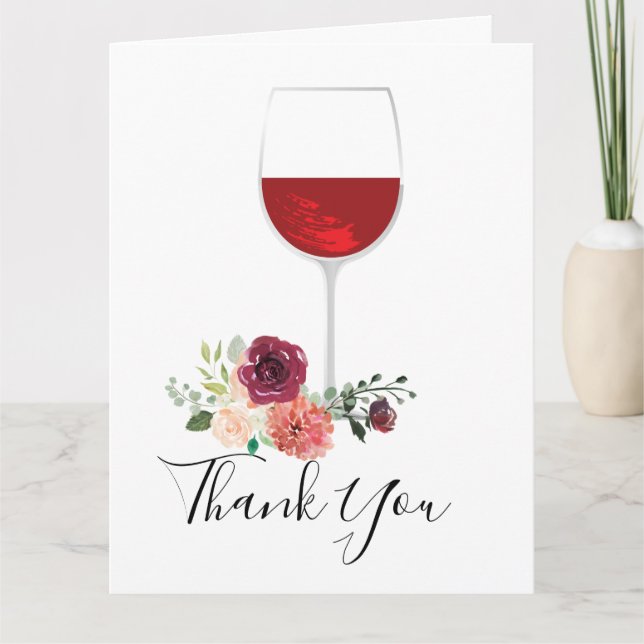 tema del vino, carta de agradecimiento (Anverso)