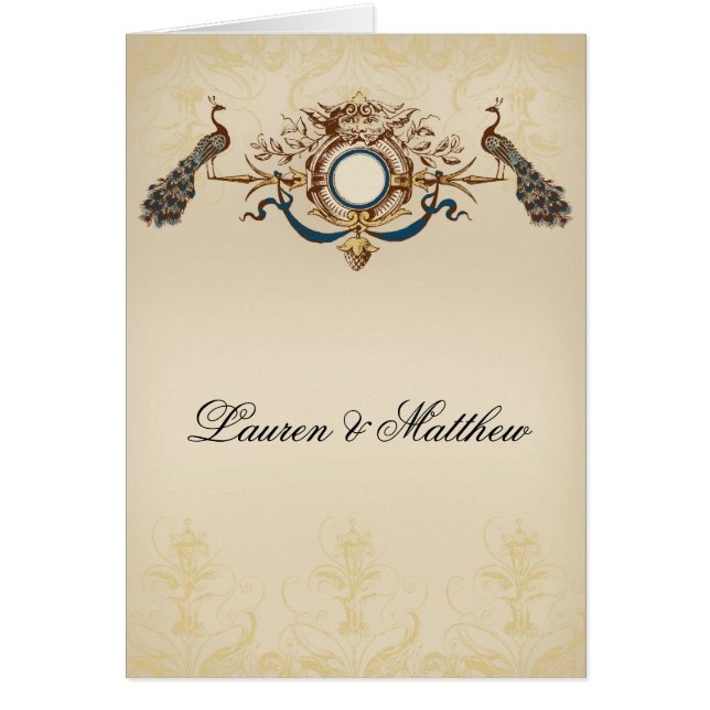 Tema elegante del pavo real (Frente)