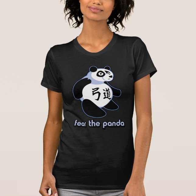Tema la camiseta de las señoras de la panda (Anverso)