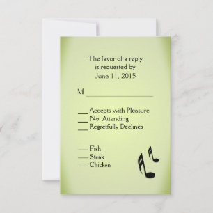 Tema musical Menú Boda verde
