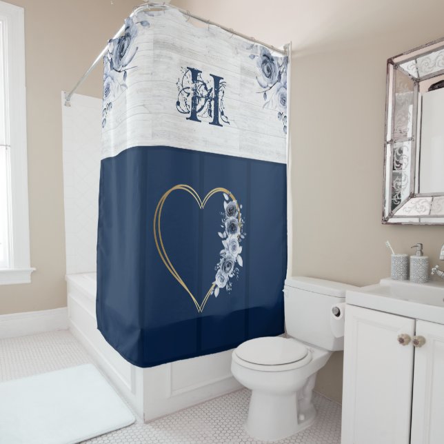 Tema oceánico de la cortina de ducha  (In situ)