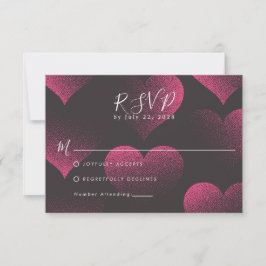 Tema Simple Corazón Rojo para RSVP de Boda