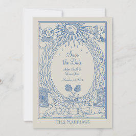 Tema Tarot de Invitación de Boda - Guardar fecha -