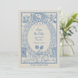 Tema Tarot de Invitación de Boda - Guardar fecha -