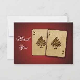 Tema Vegas Gracias Tarjeta estándar 3.5 x 5