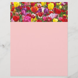 Temas de papel de Volantes de Primavera Tulipán Fl