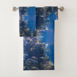 Temática de la escena submarina del océano marino