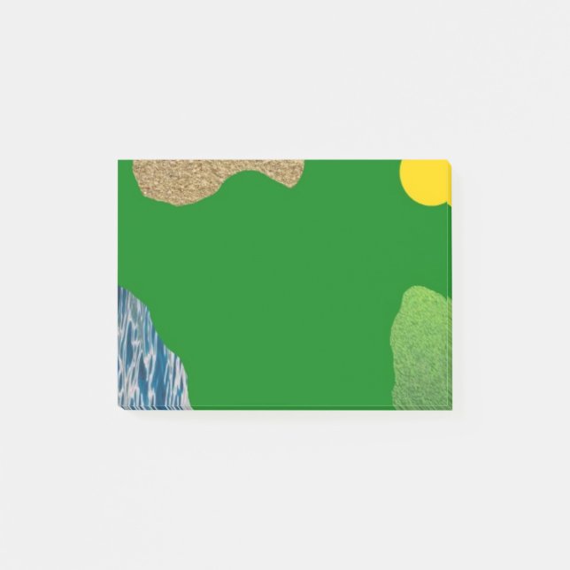 Temática del golf 3x4 post que nota (Anverso)