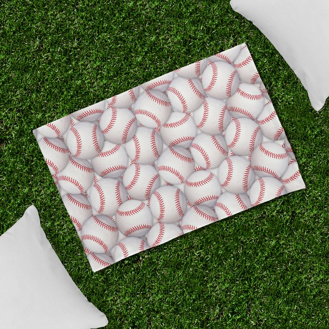 Temática Deportiva Baseballs Niños Pillow Funda (Subido por el creador)