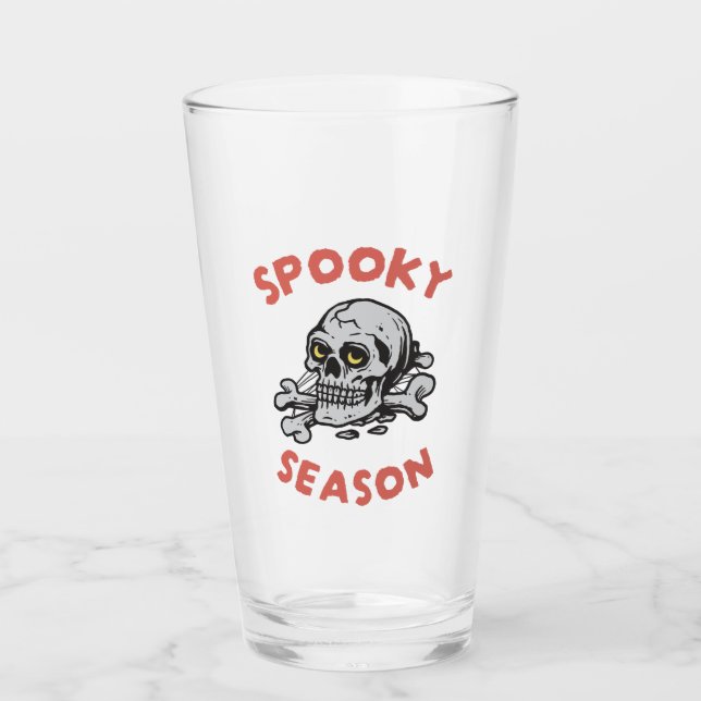 Temblorosa temporada Scary Skull Halloween (Anverso)