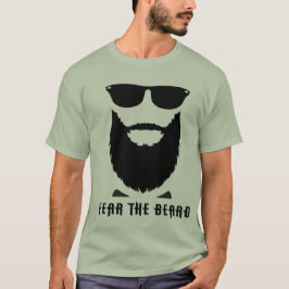 Teme la camiseta barba