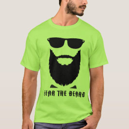 Teme la camiseta barba