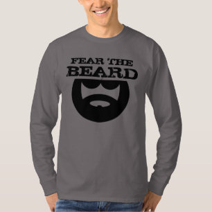 Teme la camiseta de la barba para hombres varonile