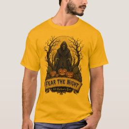 Teme la noche" Grim Reaper Camiseta Halloween
