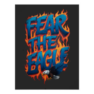 Temer El Águila Poster Águila Fierce Águila Calva