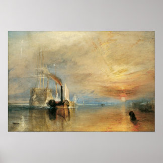 Temerario de lucha por Joseph Turner, arte marítim