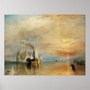 Temerario de lucha por Joseph Turner, arte marítim
