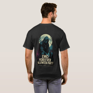 Temeroso horror de camiseta masculina de Halloween