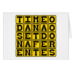 Temo a los dánaos incluso cuando traen regalos, Cu