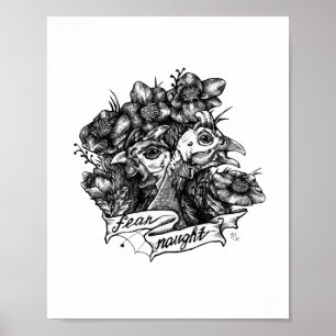 TEMOR NAUGHT: Arte Guineano Tattoo (fondo blanco)