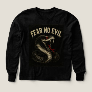 TEMOR NO MALO - Fierce Black Cobra Snake Graphic