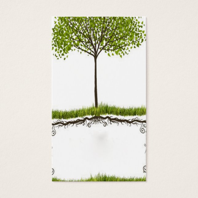 temp de tarjeta ambiental abstracta elegante (Frente)