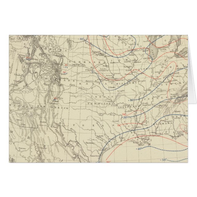Temperatura media de EE.UU. (Anverso (Horizontal))